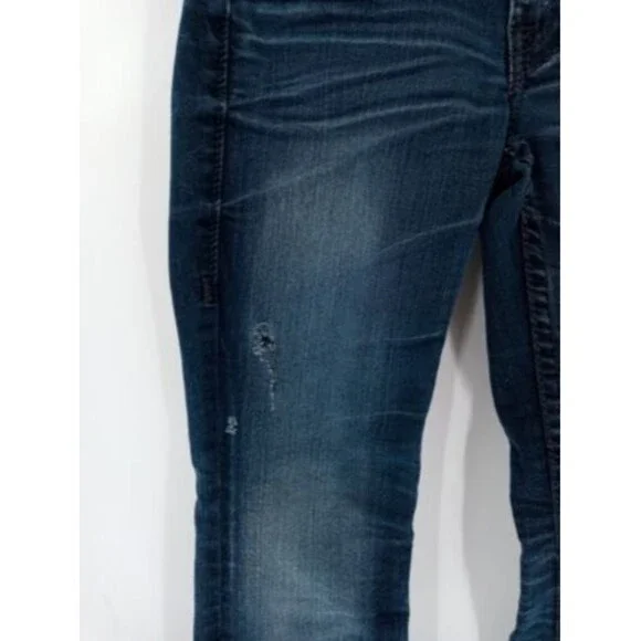 Women's Big Star Liv Low Rise Boot Cut Dark Wash Jeans Size 26L - Picture 4 of 10